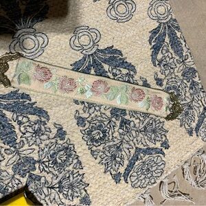 Victorian tapestry bell pull